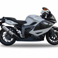 GPR pot echappement compatible avec  Bmw K 1300 S -R  2009-2014, Gpe Ann. titanium, Échappement légal, homologué,silencieux avec catalyseur, db killer amovible et tuyau de liaison spécifique 