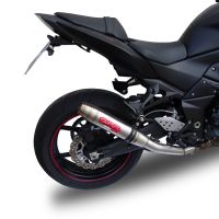 GPR pot echappement compatible avec  Kawasaki Z 750 - S  2004-2006, Deeptone Inox, Échappement légal, homologué,silencieux avec db killer amovible et tuyau de liaison spécifique 