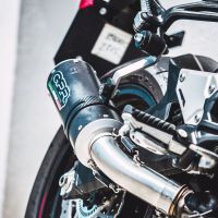 GPR pot echappement compatible avec  Kawasaki Z 900 2017-2019, M3 Black Titanium, Échappement légal, homologué,silencieux avec db killer amovible et tuyau de liaison spécifique 