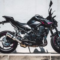 GPR pot echappement compatible avec  Kawasaki Z 900 2017-2019, M3 Inox , Échappement légal, homologué,silencieux avec db killer amovible et tuyau de liaison spécifique 