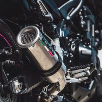 GPR pot echappement compatible avec  Kawasaki Z 900 2017-2019, M3 Inox , Échappement légal, homologué,silencieux avec db killer amovible et tuyau de liaison spécifique 