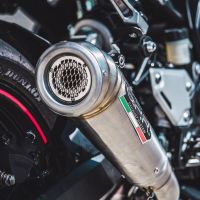 GPR pot echappement compatible avec  Kawasaki Z 900 E 2020-2024, Powercone Evo, Échappement légal, homologué,silencieux avec db killer amovible et tuyau de liaison spécifique 