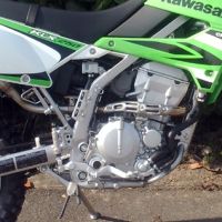 GPR pot echappement compatible avec  Kawasaki KLX 250 R  1994-2007, Satinox , Échappement légal, homologué,silencieux avec db killer amovible et tuyau de liaison spécifique 