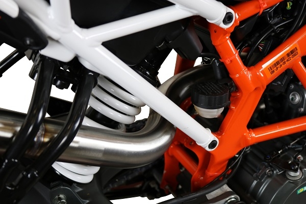 GPR pot echappement compatible avec  Ktm Rc 390 2017-2020, Deeptone Inox, Pot Échappement slip-on homologué, légal, avec db killer amovible, tuyau de liaison et catalyseur 