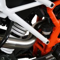 GPR pot echappement compatible avec  Ktm Rc 390 2017-2020, Deeptone Inox, Pot Échappement slip-on homologué, légal, avec db killer amovible, tuyau de liaison et catalyseur 