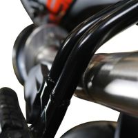 GPR pot echappement compatible avec  Ktm Rc 390 2017-2020, Deeptone Inox, Pot Échappement slip-on homologué, légal, avec db killer amovible, tuyau de liaison et catalyseur 