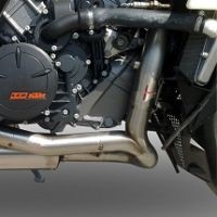 GPR pot echappement compatible avec  Ktm Rc 8 R 2008-2014, Gpe Ann. Black titanium, Homologué et légal, système d'échappement complet avec catalyseur et db killer amovible 