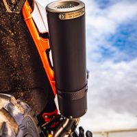 GPR pot echappement compatible avec  Husqvarna Norden 901 2022-2024, M3 Black Titanium, Échappement légal, homologué,silencieux avec db killer amovible et tuyau de liaison spécifique 