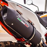 GPR pot echappement compatible avec  Ktm Duke 890 2021-2024, Furore Evo4 Nero, Échappement légal, homologué,silencieux avec db killer amovible et tuyau de liaison spécifique 