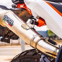 GPR pot echappement compatible avec  Ktm Duke 890 2021-2024, Powercone Evo, Échappement légal, homologué,silencieux avec db killer amovible et tuyau de liaison spécifique 