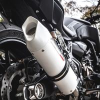 GPR pot echappement compatible avec  Yamaha Mt-07  2017-2020, Albus Evo4, Homologué et légal, système d'échappement complet avec catalyseur et db killer amovible 