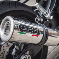 GPR pot echappement compatible avec  Yamaha Mt-07  2014-2016, M3 Inox , Pot echappement racing, ligne complet, fourni avec collecteur spécifique, article sans homologation 