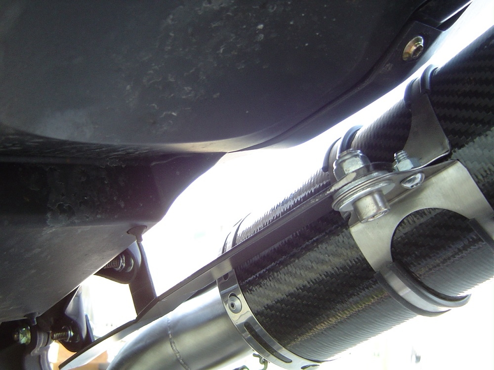 GPR pot echappement compatible avec  Mv Agusta Brutale 750 S 2000-2006, Albus Ceramic, Échappement légal, homologué,silencieux avec db killer amovible et tuyau de liaison spécifique 