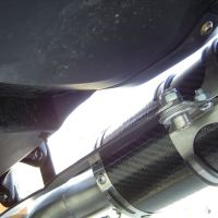 GPR pot echappement compatible avec  Mv Agusta Brutale 750 S 2000-2006, Albus Ceramic, Échappement légal, homologué,silencieux avec db killer amovible et tuyau de liaison spécifique 