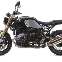 GPR pot echappement compatible avec  Bmw R Nine-T 1200 -Pure -Racer -Scrambler -Urban G-S 2013-2016, Deeptone Inox, Homologué et légal, système d'échappement complet avec catalyseur et db killer amovible 