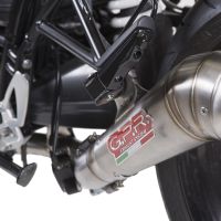 GPR pot echappement compatible avec  Bmw R Nine-T 1200 -Pure -Racer -Urban G-S 2017-2023, Powercone Evo, Échappement légal, homologué,silencieux avec db killer amovible et tuyau de liaison spécifique 