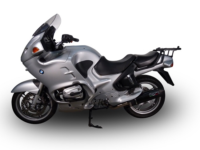 GPR pot echappement compatible avec  Bmw R 1150 Rt 2000-2006, Furore Nero, Échappement légal, homologué,silencieux avec db killer amovible et tuyau de liaison spécifique 