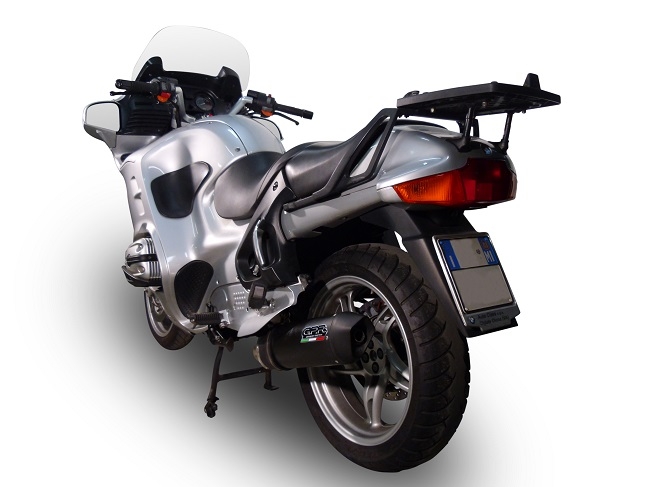 GPR pot echappement compatible avec  Bmw R 1150 Rt 2000-2006, Furore Nero, Échappement légal, homologué,silencieux avec db killer amovible et tuyau de liaison spécifique 