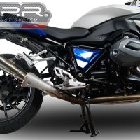 GPR pot echappement compatible avec  Bmw R 1200 Rs Lc 2017-2019, Powercone Evo, Échappement légal, homologué,silencieux avec db killer amovible et tuyau de liaison spécifique 