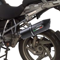 GPR pot echappement compatible avec  Bmw R 1200 Gs -Adventure 2013-2013, Albus Ceramic, Homologué et légal, système d'échappement complet, avec db killer amovible 