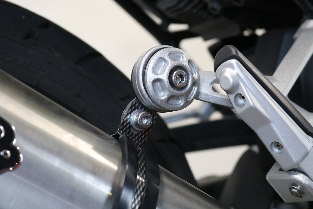 GPR pot echappement compatible avec  Bmw R 1250 R -Rs 2019-2020, Sonic Titanium, Échappement légal, homologué,silencieux avec db killer amovible et tuyau de liaison spécifique 