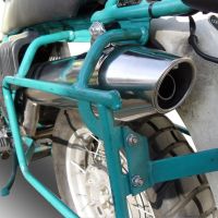 GPR pot echappement compatible avec  Bmw R 100 Gs 1987-1996, Vintacone, Échappement légal, homologué,silencieux avec db killer amovible et tuyau de liaison spécifique 