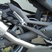 GPR pot echappement compatible avec  Cagiva Raptor 1000 2000-2003, Satinox , Paire de pot d'échappement homologuées, livrées avec db killer amovible et raccords spécifiques 