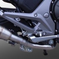 GPR pot echappement compatible avec  Honda Nc 700 X - S Dct  2012-2018, Powercone Evo, Échappement légal, homologué,silencieux avec db killer amovible et tuyau de liaison spécifique 