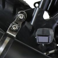 GPR pot echappement compatible avec  Royal Enfield Himalayan 410 Diam.36mm 2017-2020, Albus Evo4, Pot Échappement slip-on homologué, légal, avec db killer amovible, tuyau de liaison et catalyseur 