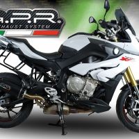 GPR pot echappement compatible avec  Bmw S 1000 XR -M  2017-2019, Furore Evo4 Nero, Échappement légal, homologué,silencieux avec db killer amovible et tuyau de liaison spécifique 