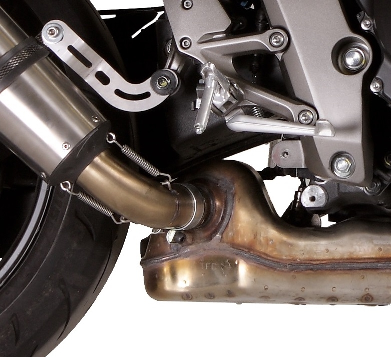 GPR pot echappement compatible avec  Honda Cb 1000 R  2008-2014, Satinox , Échappement légal, homologué,silencieux avec db killer amovible et tuyau de liaison spécifique 