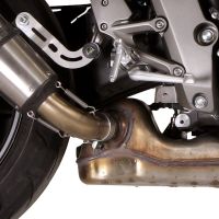 GPR pot echappement compatible avec  Honda Cb 1000 R  2008-2014, Satinox , Échappement légal, homologué,silencieux avec db killer amovible et tuyau de liaison spécifique 