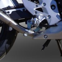 GPR pot echappement compatible avec  Honda Cb 500 F 2013-2015, Powercone Evo, Échappement légal, homologué,silencieux avec db killer amovible et tuyau de liaison spécifique 