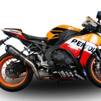 GPR pot echappement compatible avec  Honda Cbr 1000 Rr 2014-2016, Gpe Ann. Poppy, Échappement légal, homologué,silencieux avec db killer amovible et tuyau de liaison spécifique 