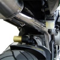 GPR pot echappement compatible avec  Honda Cbr 1000 Rr 2004-2007, Tiburon Titanium, Pot échappement racing, avec les tuyaux de liaison, article sans homologation 