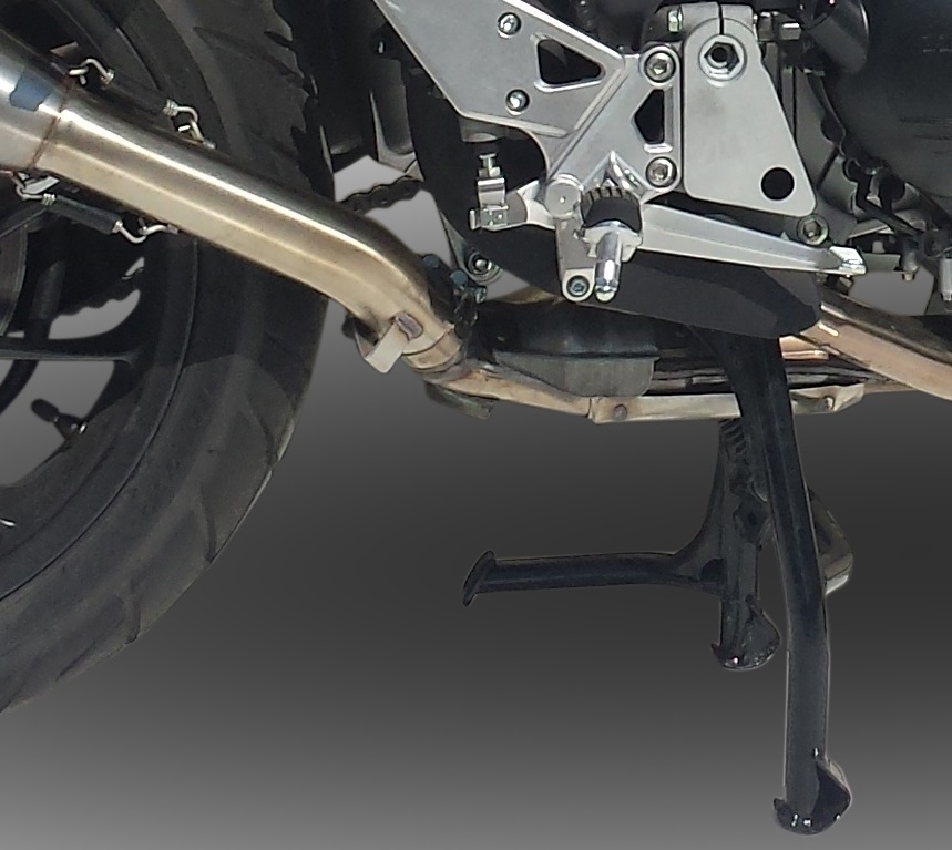 GPR pot echappement compatible avec  Honda Vfr 800 X Crossrunner 800  2015-2016, Powercone Evo, Échappement légal, homologué,silencieux avec db killer amovible et tuyau de liaison spécifique 