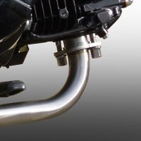 GPR pot echappement compatible avec  Honda Msx - Grom 125  2018-2020, Satinox , Homologué et légal, système d'échappement complet avec catalyseur et db killer amovible 