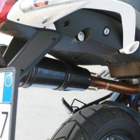 GPR pot echappement compatible avec  Moto Morini Gran passo 1200 2008-2011, Gpe Ann. titanium, Échappement légal, homologué,silencieux avec db killer amovible et tuyau de liaison spécifique 