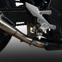 GPR pot echappement compatible avec  Honda Cb 500 X 2016-2018, Powercone Evo, Échappement légal, homologué,silencieux avec db killer amovible et tuyau de liaison spécifique 