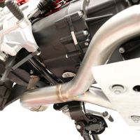 GPR pot echappement compatible avec  Moto Guzzi V85 TT 2019-2020, Decatalizzatore, Suppresseur de cataliseu, décatalyseurr, article sans homologation 