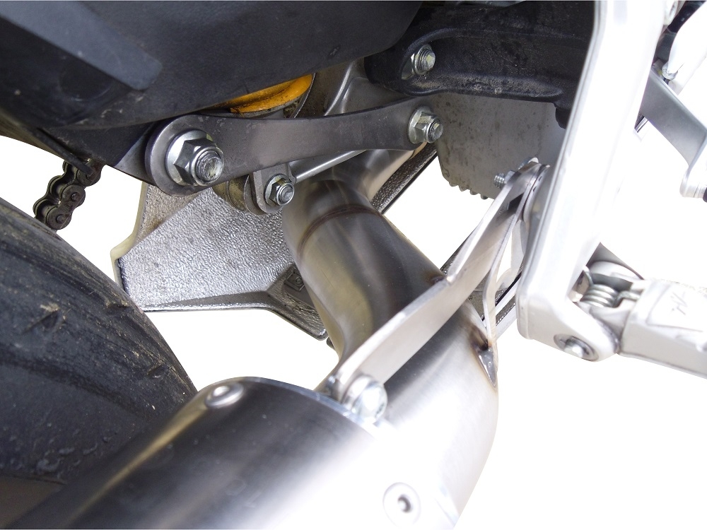 GPR pot echappement compatible avec  Mv Agusta Brutale 675 2012-2015, Powercone Evo, Échappement légal, homologué,silencieux avec db killer amovible et tuyau de liaison spécifique 