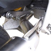 GPR pot echappement compatible avec  Mv Agusta Brutale 675 2012-2015, Powercone Evo, Échappement légal, homologué,silencieux avec db killer amovible et tuyau de liaison spécifique 