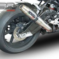 GPR pot echappement compatible avec  Bmw S 1000 RR -M  2015-2016, Deeptone Inox, Échappement légal, homologué,silencieux avec db killer amovible et tuyau de liaison spécifique 