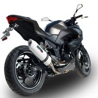 GPR pot echappement compatible avec  Kawasaki Z 300 2014-2017, Albus Ceramic, Échappement légal, homologué,silencieux avec db killer amovible et tuyau de liaison spécifique 