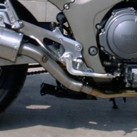 GPR pot echappement compatible avec  Yamaha Tdm 900 2002-2014, Trioval, Paire de pot d'échappement homologuées, livrées avec db killer amovible et raccords spécifiques 