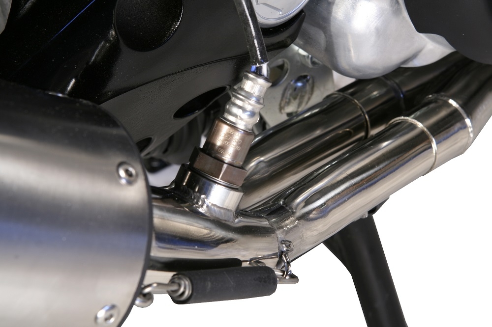 GPR pot echappement compatible avec  Yamaha T-Max 530 2012-2016, Gpe Ann. titanium, Homologué et légal, système d'échappement complet avec catalyseur et db killer amovible 