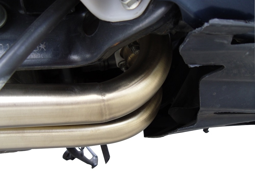 GPR pot echappement compatible avec  Yamaha T-Max 500 2001-2011, Furore Nero, Homologué et légal, système d'échappement complet avec catalyseur et db killer amovible 