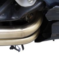 GPR pot echappement compatible avec  Yamaha T-Max 500 2001-2011, Furore Nero, Homologué et légal, système d'échappement complet avec catalyseur et db killer amovible 