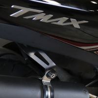 GPR pot echappement compatible avec  Yamaha T-Max 560 2022-2024, Furore Evo4 Nero, Homologué et légal, système d'échappement complet avec catalyseur et db killer amovible 