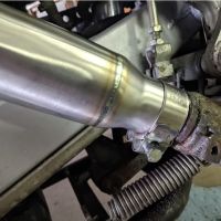 GPR pot echappement compatible avec  Honda Transalp Xl 600 V 1996-1999, Ghisa , Échappement légal, homologué,silencieux avec db killer amovible et tuyau de liaison spécifique 